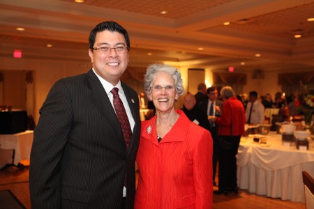Jeffrey Vega will succeed Nancy Kieling as Princeton Area Community Foundation president and CEO in January. On Nov. 6, Nancy was honored  for her 20 years of service at a gala event at the Greenacres Country Club in Lawrenceville, NJ.