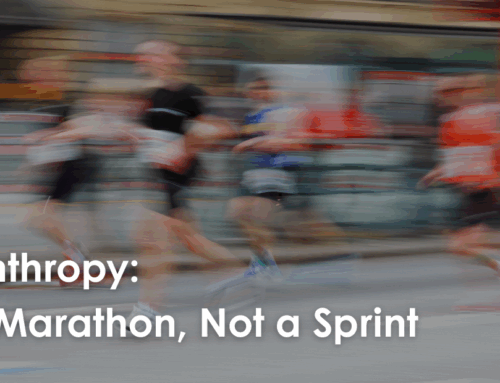 Philanthropy: It’s a Marathon, Not a Sprint