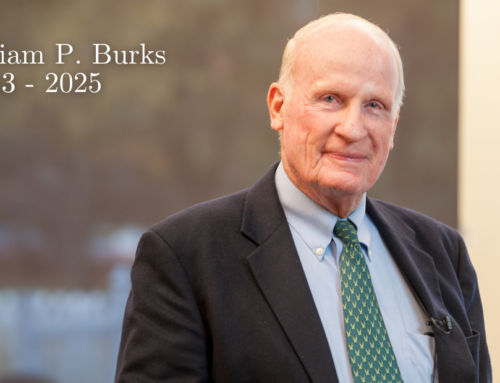 Remembering Dr. William P. Burks